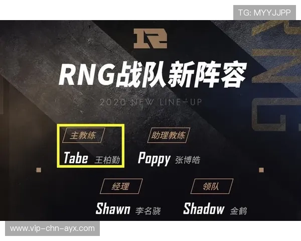 RNG引入全新教练系统